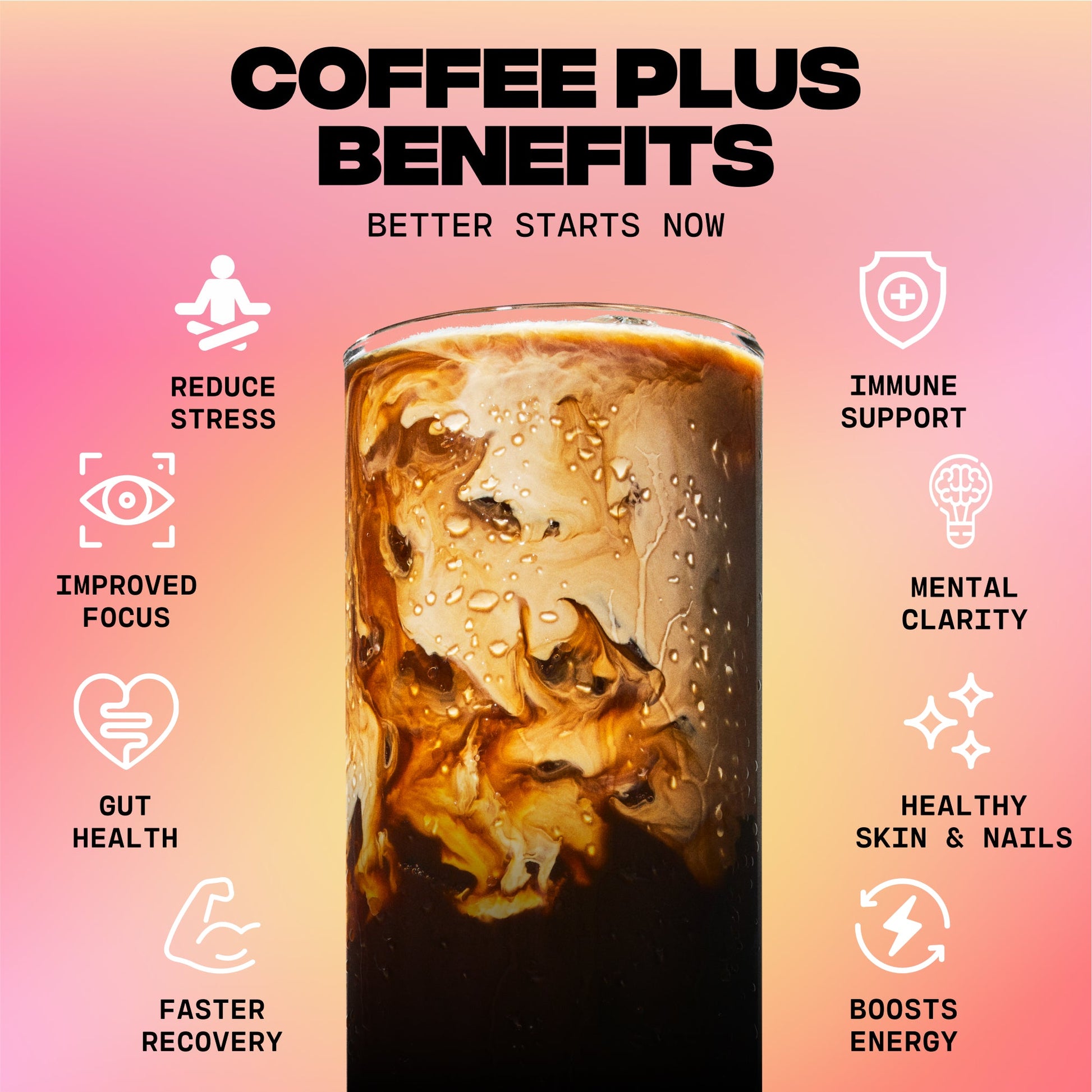 Adaptogen coffee blend with lion’s mane and chaga