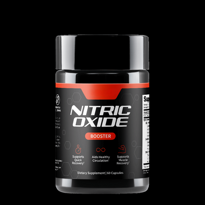 Nitric Oxide Booster Bottle Front View