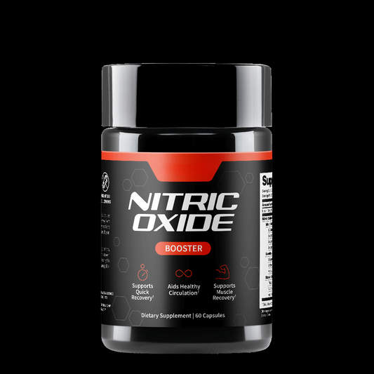 Nitric Oxide Booster Bottle Front View