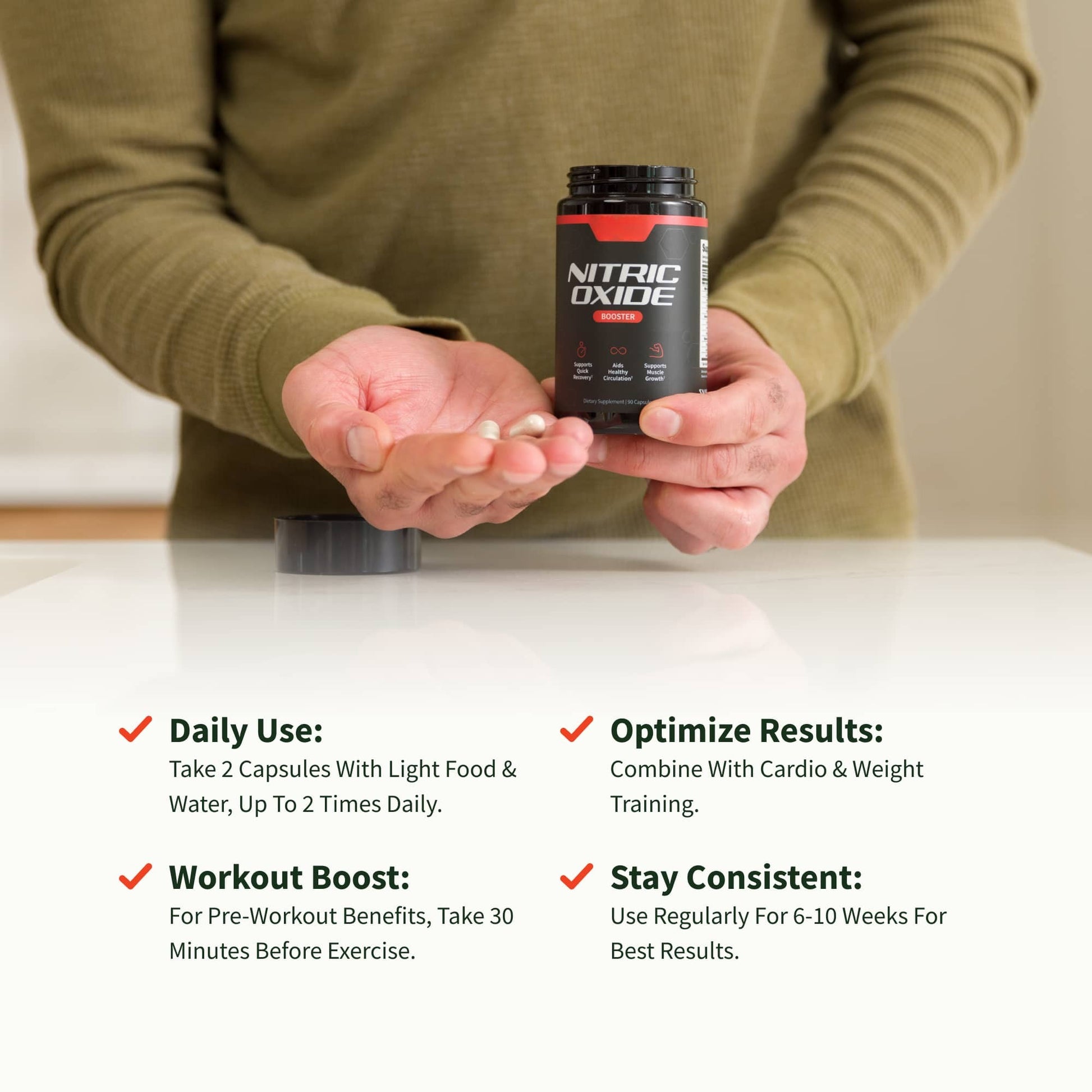 Fitness Supplement for Enhanced Blood Flow and Endurance