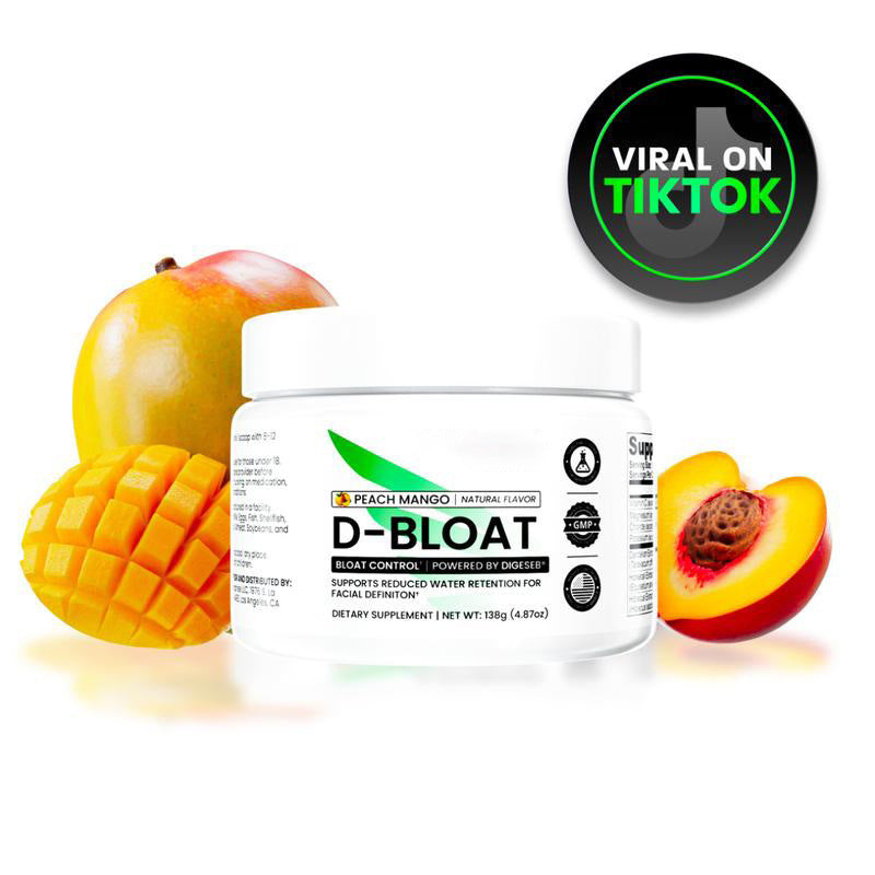 Gut health supplement peach mango flavor