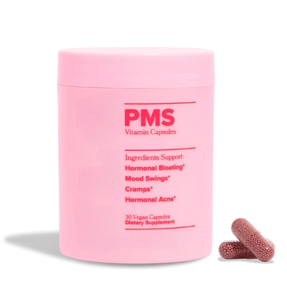 PMS Support Capsules Bottle – 30 Vegan Capsules