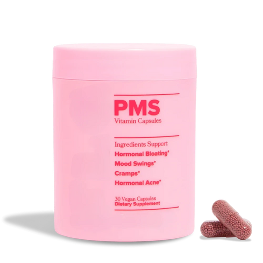 PMS Support Capsules Bottle – 30 Vegan Capsules