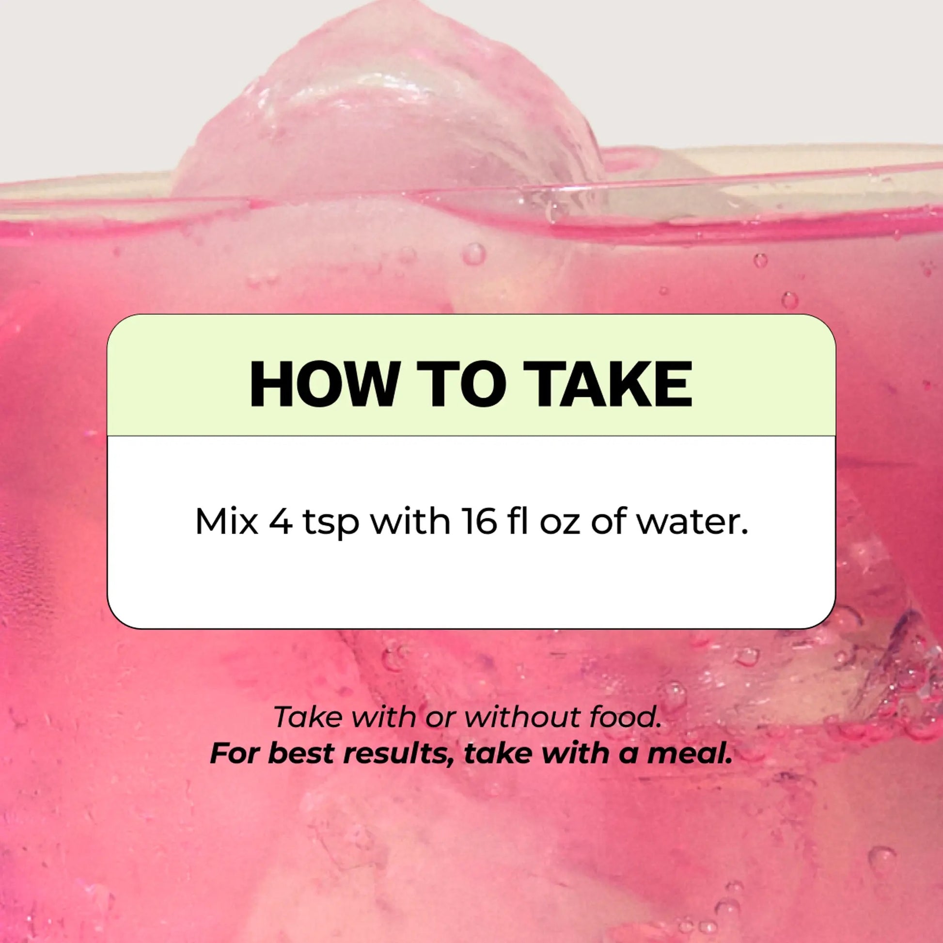 Prebiotic fiber and enzyme supplement Instructions: mix