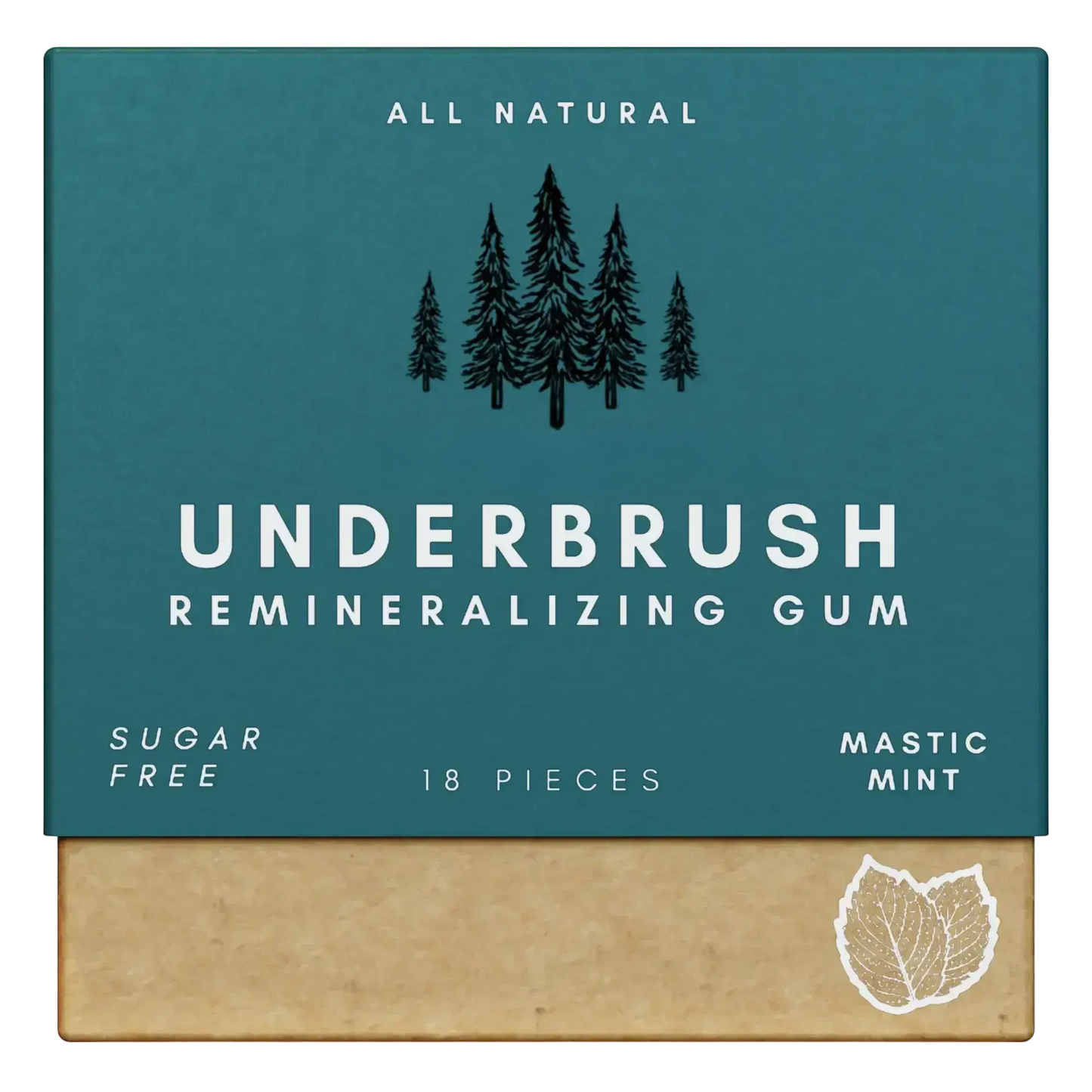 Remineralizing Gum package with hydroxyapatite