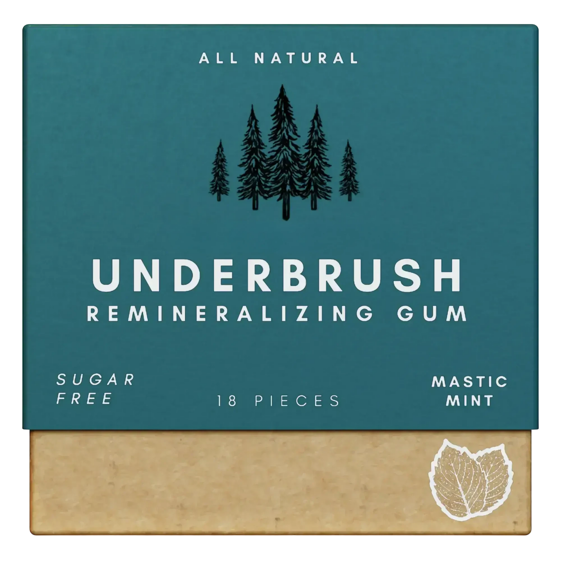 Remineralizing Gum package with hydroxyapatite