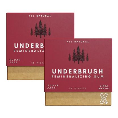 Remineralizing Gum package with hydroxyapatite 2 Pack Cinna-Mastic