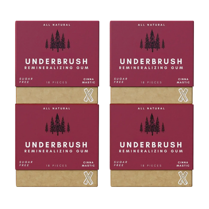 Remineralizing Gum package with hydroxyapatite 4 Pack Cinna-Mastic