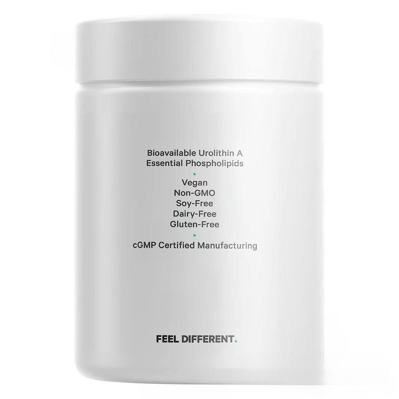 Resveratrol CoQ10 and Urolithin A complex supplement packaging