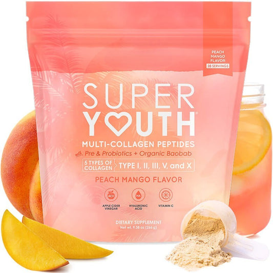 Super Youth Peach Mango Collagen Powder