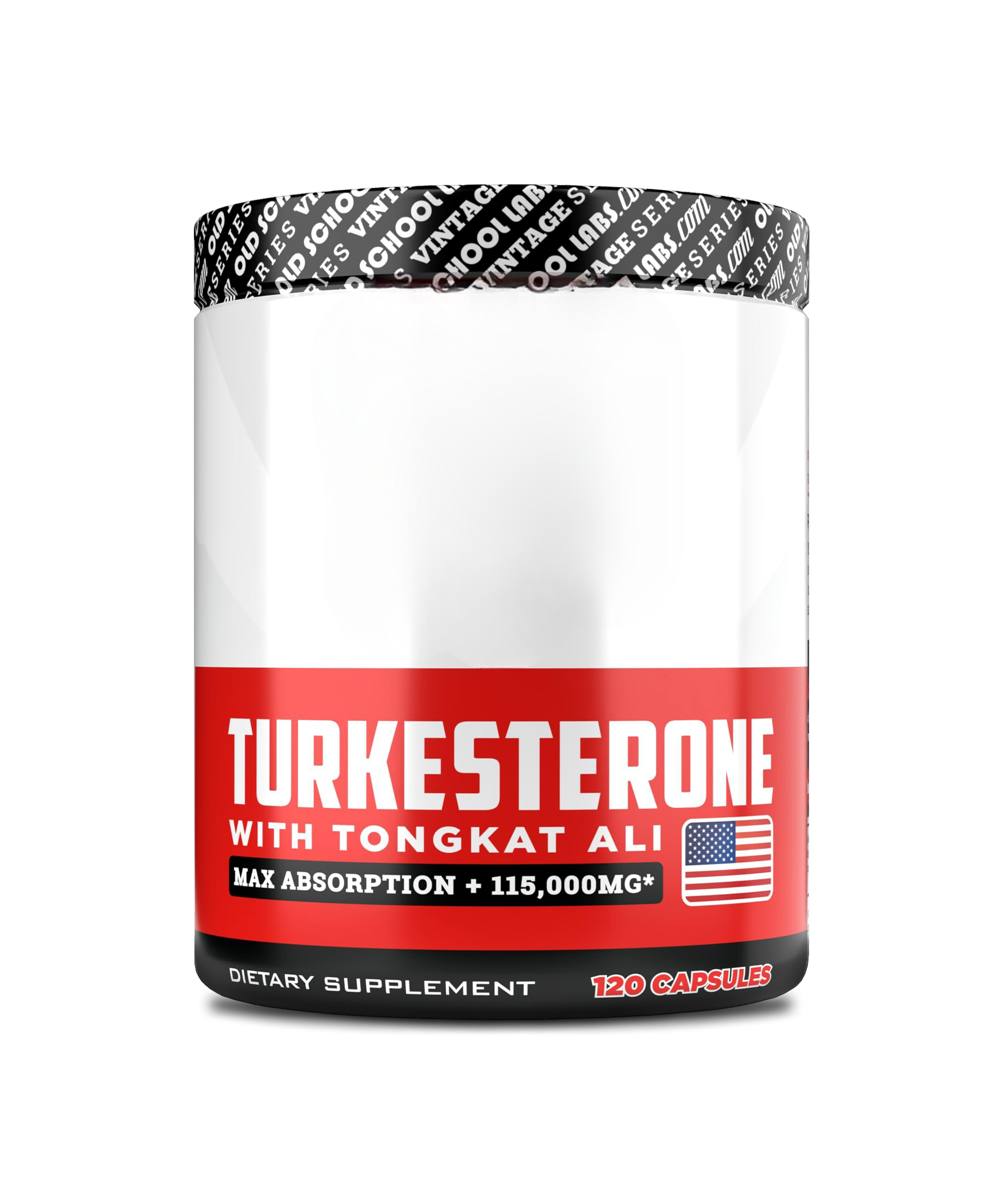 Turkesterone & Tongkat Ali Expert Blend bottle – 120 vegan capsules