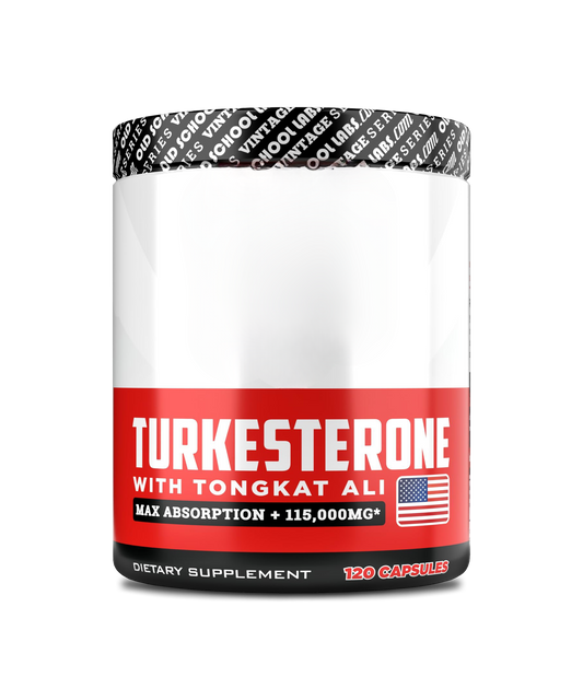 Turkesterone & Tongkat Ali Expert Blend bottle – 120 vegan capsules