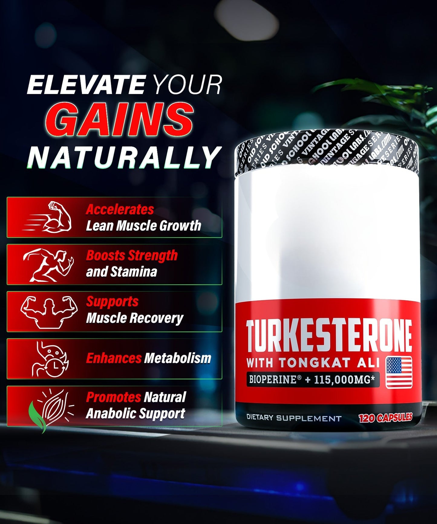 Turkesterone & Tongkat Gains