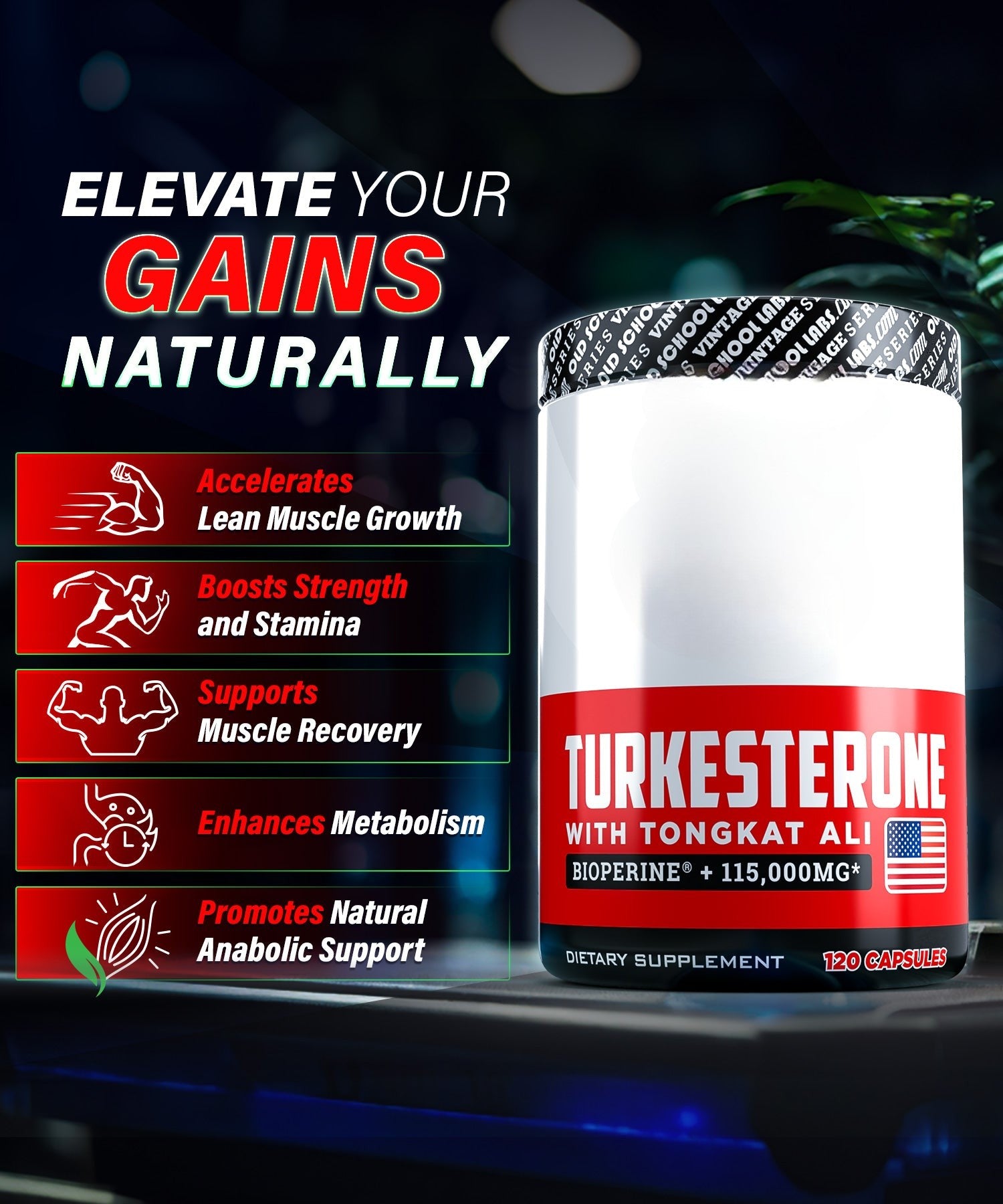 Turkesterone & Tongkat Gains