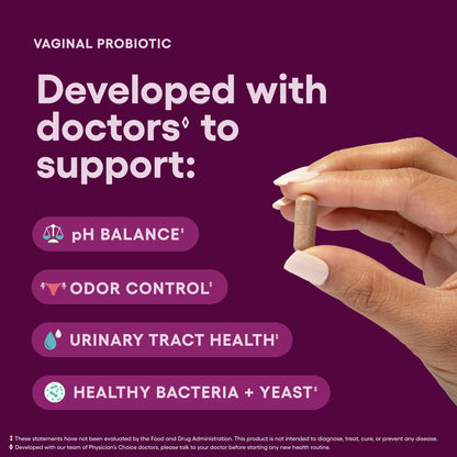 Feminine Health Probiotic Capsules for Vaginal Balance