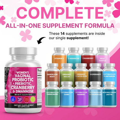 Prebiotic and Probiotic Blend for Feminine Wellness