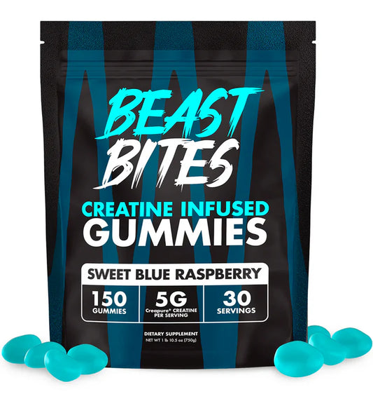 Beast Bites Creatine Gummies bottle front view