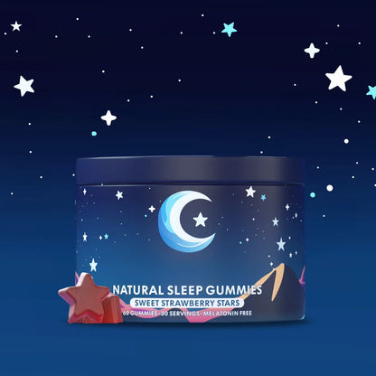 Natural Sleep Gummies Bottle – Front View