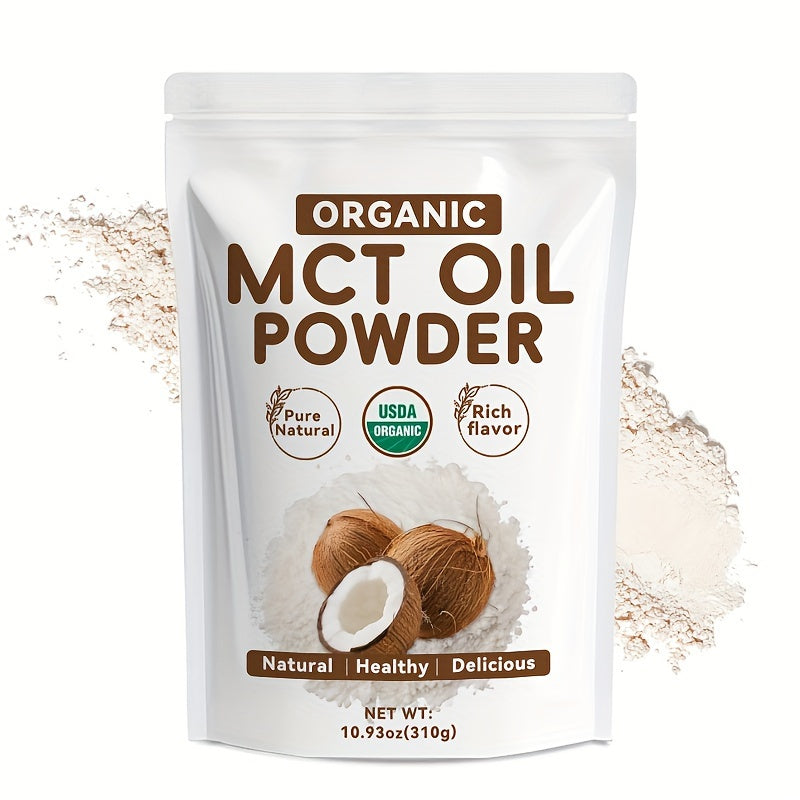 Organic MCT Oil Powder - Natural Coconut Extract for Smoothies