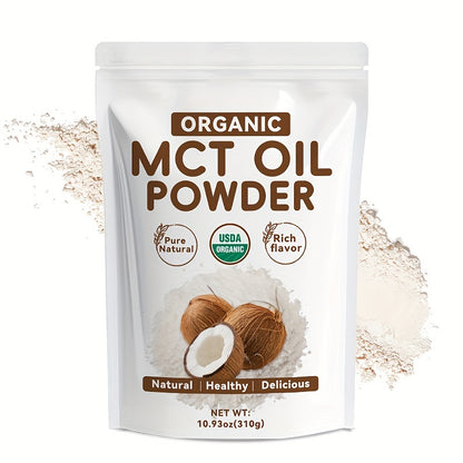 Organic MCT Oil Powder - Natural Coconut Extract for Smoothies