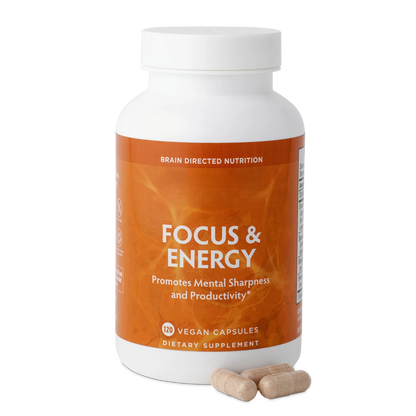 Caffeine-Free Focus & Energy Supplement – 120 Vegan Capsules