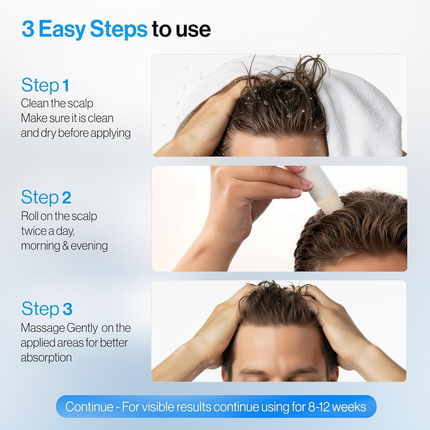 hair serum roll-on, Redensyl scalp serum