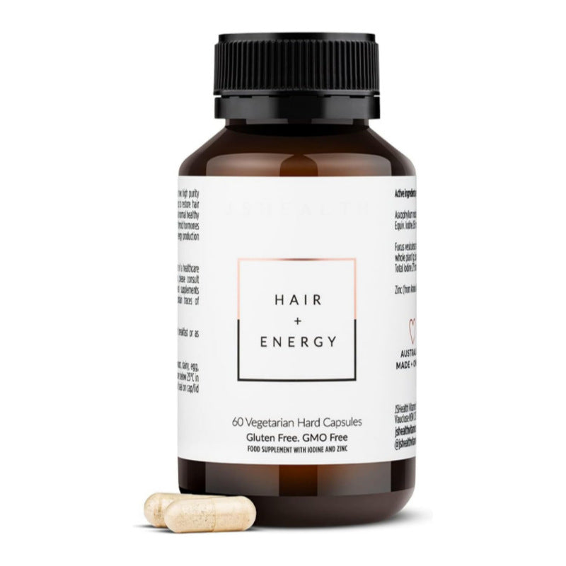 hair vitamins. Hair + Energy support with zinc & iodine Capsules 