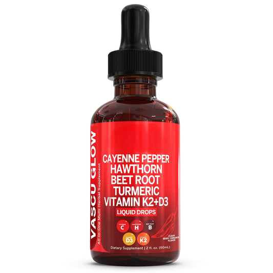 Cayenne pepper extract liquid supplement bottle