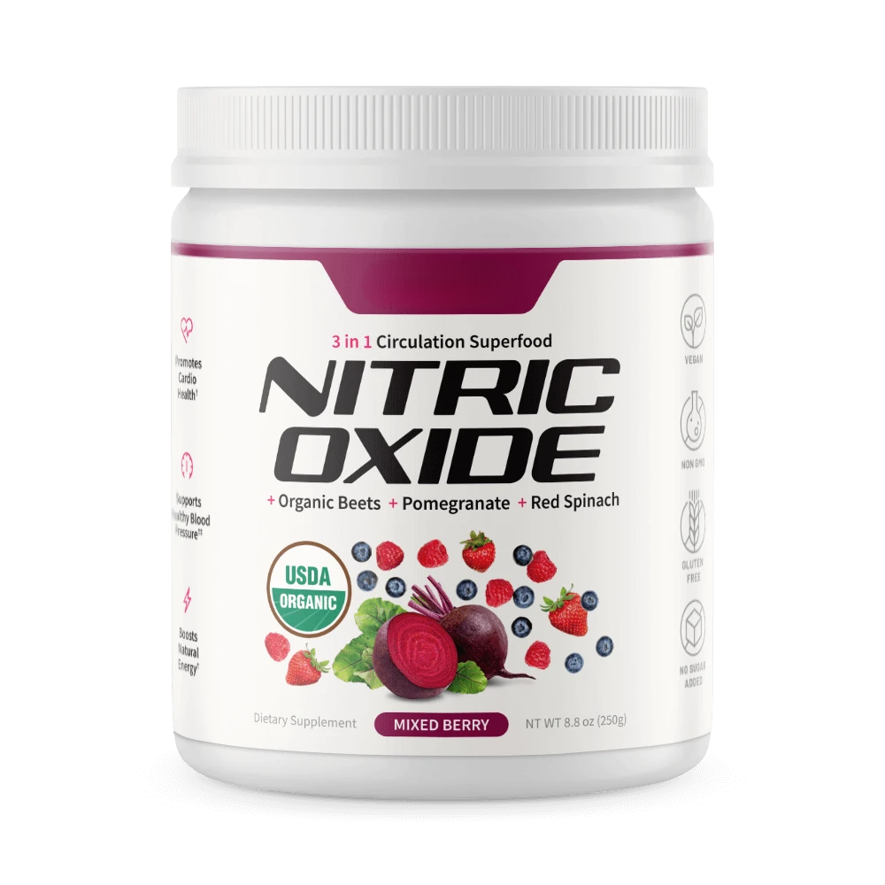Supplements Nitric Oxide Organic Beets Powder Jar