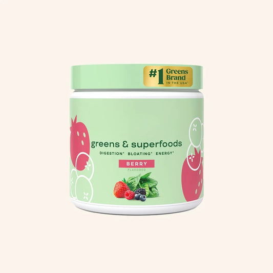 Nutrition Greens & Superfoods Powder container